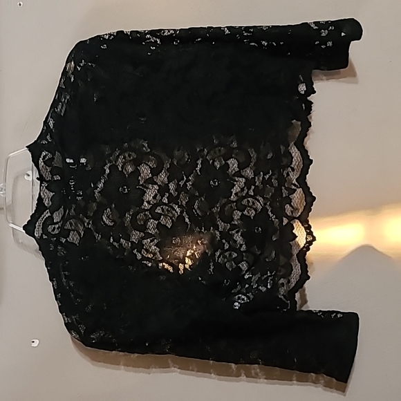 Joseph Ribkoff lace cover up size 8 - Picture 3 of 4